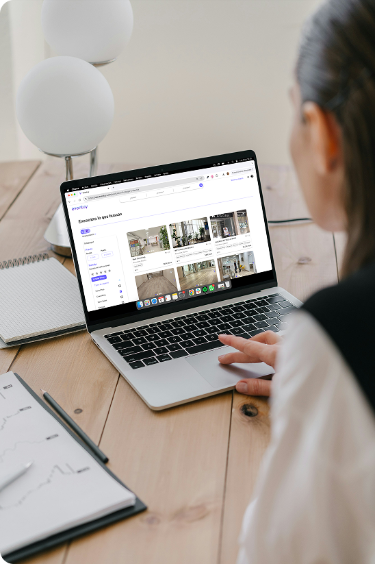 Eventuy en portátil